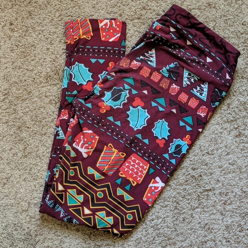 LuLaRoe TC Christmas Leggings